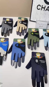 Tangan Snooker Anti Selip Sarung Tangan Billiard Universal Left Hand Bernapas Tahan Aus