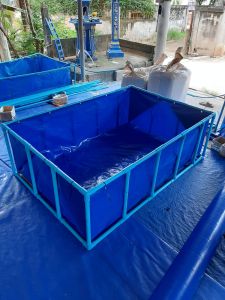 กระชังบกบ่อผ้าใบ PE 200 Super หนา 0.35 mm มาตรฐานการใช้งาน