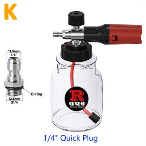kaikarai Silver upgrade prevents liquid leakage design high pressure washer foam pot with 1/4 quick connection