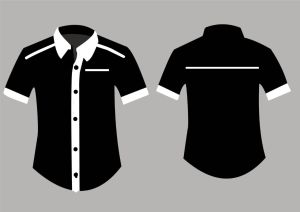 kemeja seragam kerja seragam komunitas polosan bahan american dril model terbaru kekinian