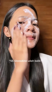 GLOOW&BE Glass Skin Sunscreen 50ml | SPF 40 PA+++ Hybrid Glowing Finish