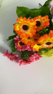 Bunga Matahari Plastik Tanaman Hias Bunga Daisy Artifisial Hias Seserahan BG110