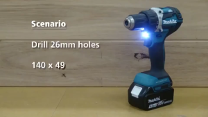MAKITA Brushless Drill Cordless Hammer Drill Impact Drill Brushless Motor Battery Set Gerudi