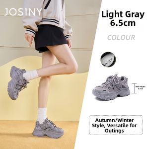 Josiny | Thick Sole Dad Shoes for Women Breathable and Height-increasing