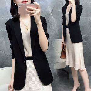Lieoyuarn | Style Cotton Linen Blazer