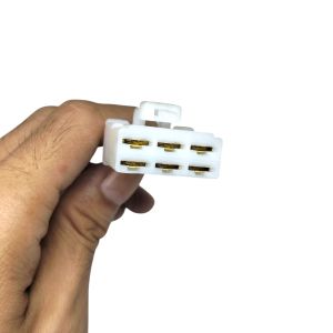 Soket Socket Kiprok male female 6 Pin / Regulator Kabel AVS tebal 3mm Tiger Megapro CBCBR Vixion Ninja 250 Universal