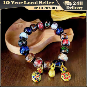 Stylish Incenses Ashes Glaze Bracelet Vintage Fashion Wrist Jewelry Vintage Beads Bracelets Beads Bangles Glaze Material