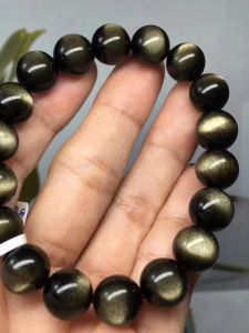 Natural High-Quality Silver And Gold Opal Bracelet Womens Cats Eye Single Circle Couple Style Crystal Bracelet Jewelry