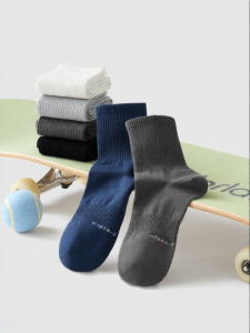 Secret World | Antibacterial Odor-Resistant Absorbent Breathable Mens Cotton Socks