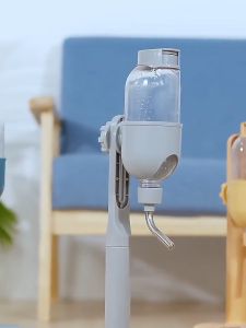Hanging Dog Dispenser Adjustable Height Cats/ Dog/ Rabbit Hanging Drinking Water Bottle Kit 500ML