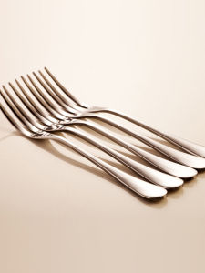 Onlycook Stainless Steel Fruit Forks Creative Mooncake Forks Dessert Forks Set of 5 Fruit Skewers Kitchen Dining Tableware