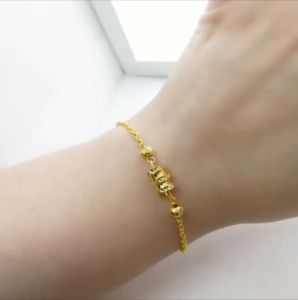 Rantai Tangan Sauh Small Waist Fashion Emas 916 Yon Hing