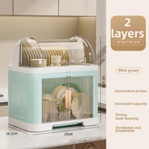QIANQIN | Draining Dish Rack Storage Box Plastic