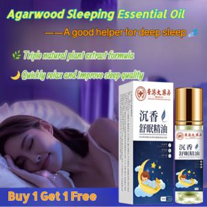 🌿🌿【Buy 1 Get 1 Free】Agarwood sleep-aiding essential oil Agarwood lavender sleep-aiding essential oil Natural plant sleep-aiding essential oil Calming and sleep-aiding essential oil
