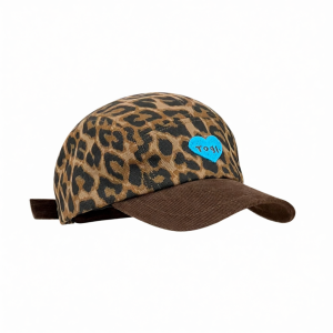 New Korean Style Embroidered Letters Hearts Check Patch Baseball Cap