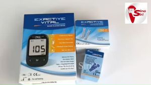 รับประกัน 5 ปี เครื่องวัดน้ำตาล 🩸Exactive VITAL🩸 ครบชุด แผ่นตรวจ50ชิ้น เข็ม50ชิ้น ตรวจเบาหวาน