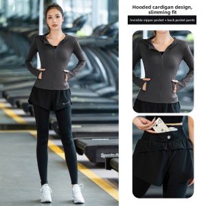 BAISILING | Quick Drying Breathable Outdoor Two Piece Illusion Slimming Long Pants