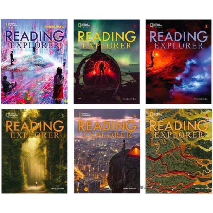 National Geographic Reading Explorer 3rd Edition 6 books Full set