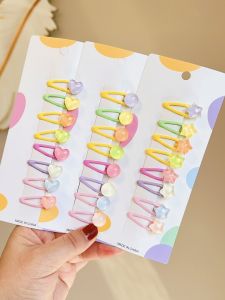 Cute Baby Headwear Small Size Star Hair Clips Childrens Hair Accessories Baby Hairpins Forehead Bangs Styling Hair Barrettes