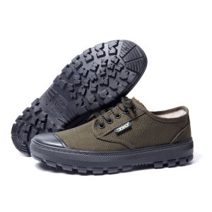 Giày Vải Đế Cao Bằng Cao Su Dày Thoải Mái Chống Trượt Làm Việc Ngoài Trời Giày Bảo Hộ Lao Động Phong Cách Thường Ngày Mùa Hè