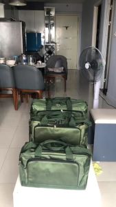 TÚI ĐỒ NGHỀ_ LOẠI NGANG 3 SIZE ( NHỎ & TRUNG & ĐẠI ) LOẠI TỐT XANH LÍNH