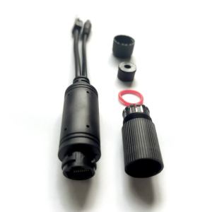 1/2/5 Pieces 48V to 12V Waterproof POE Splitter Adapter Cable DC 5.5*2.1mm Connector Power Supply Module for IP Camera