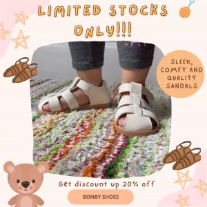 Children Sandals 2024: Fashion Style Comfortable Soft Semi-Leather Gladiator Style Closed Doll Shoes & Trainers - White