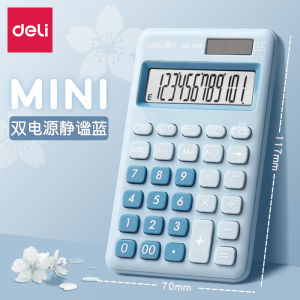 Mini Máy Tính Cầm Tay Deli Macaron Nhiều Màu Sắc Nút Lớn Dễ Sử Dụng Một Tay Cầm Tay Máy Tính Học Tập Văn Phòng Phẩm Văn Hóa