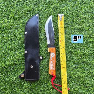 มีดเดินป่า มีดพก พร้อมซองหนัง มีขนาด 5"7"9"12"15" และ 18 นิ้ว สันหนา 4 มิล มีดอยุธยา อรัญญิกแท้