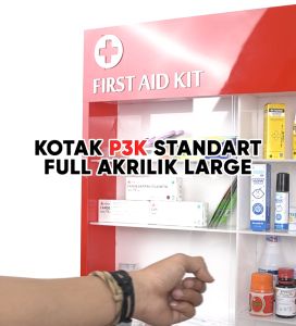 Kotak Obat P3K Akrilik / Acrylic Large Size