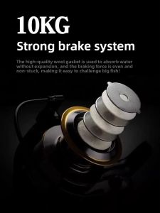 MONLEYTA | Authentic Full Metal Fishing Reel Spinning Wheel For Casting Rod Sea Pole Hand Pole Lure Fishing Line Reel Left Right Hand interchangeable