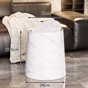 Wheeled Trash Can for Home Living Room Bathroom with Lid Mobile Kitchen Commercial Restaurant Hotel Room High Aesthetic Value
