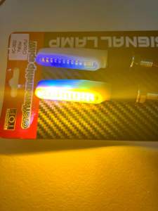 LAMPU SEIN LED RUNNING RGB HARGA SEPASANG PNP VIXION NINJA CBR CB VARIO GL MEGAPRO TIGER LAMPU SEIN LED RUNNING