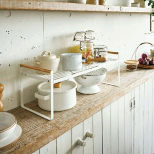 Iron Storage Drain Dish Spice Rack Kitchen Organizer