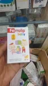 Dung dịch sắt Ferrolip Baby InPharma SpA - Bổ sung sắt hữu cơ giúp dễ hấp thu không gây nóng và táo bón giảm nguy cơ thiếu máu (30ml) Nhập Khẩu Ý