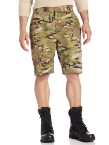 Cold War Era Russian Military All-Terrain Camouflage Tactical Shorts Summer Workwear Fitness Battle Pants Polyester Straight Leg