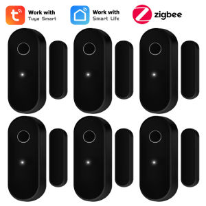 Cảm Biến Cửa Sổ Thông Minh Tuya Zigbee Giám Sát Thời Gian Thực Báo Động Xâm Nhập Trái Phép Liên Kết Tự Động Với Ứng Dụng Smart Life Yêu Cầu Cổng Kết Nối