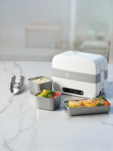 [China Plug Without Adapter] Bear | Automatic Heating & Insulation Lunch Box