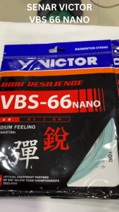 VICTOR VBS 66 Senar Badminton Profesional - Pilihan Warna Cerah
