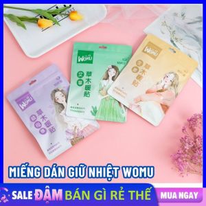 SET 10  Dán Giữ Nhiệt WOMU Thảo Dược Thiên Nhiên Giữ Ấm Cơ Thể - Miếng Dán Sưởi Ấm Kéo Dài Đến 8h - Dán Nóng Sưởi Ấm Ngày Đèn Đỏ Đau Bụng Kinh Giảm Đau Hiệu Quả
