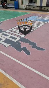 Katrol Tiang Badminton Manual Kerekan Tiang Net Voli Roller Tenis