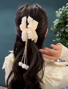 Kẹp Càng Cua Hàn Quốc Chất Lông Siêu Mềm Mịn - Kẹp Gắp Kiểu Dáng Mới Siêu Cute Vừa Giúp Gắp Tóc Gọn Gàng Vừa Làm Phụ Kiện Thời Trang Siêu Đẹp