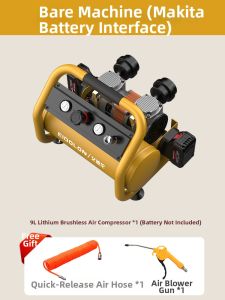 EIDOLON | Portable Rechargeable Woodworking High-pressure Air Compressor