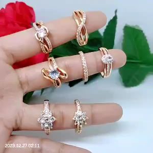 Cincin Perhiasan Aksesoris Lapis Emas Termurah Terlaris Tidak Mudah Pudar C20