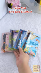 Paket 2in1 Spesial Seri School Souvenir Aneka Motif Hadiah Tema School Kenang-Kenangan Kado School
