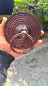 Tarikan pintu gebyok kuningan antik diameter 95cm