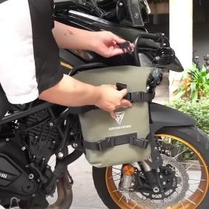 Large Capacity Universal Motorcycle Bumper Bag Waterproof Crash Bars Bag Bumper Repair Tool Bag Side Bag Hanging Bag.