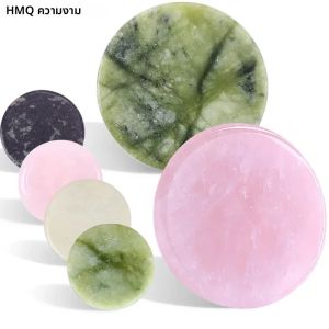 กาวพาเลทขนตาสีชมพูสีเขียวหยกหินReusable False Eye LashesกาวพาเลทPadผู้ถืออุปกรณ์แต่งหน้า