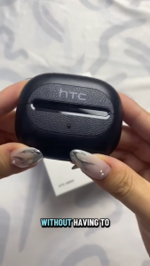 หูฟังบลูทูธ HTC NE60 AI แปลแบบเรียลไทม์ TWS Bluetooth 6.0 คุณภาพเสียง HiFi IPX5 หูฟังไร้สายหนังแท้ กันน้ำ รับประกัน 1 ปี