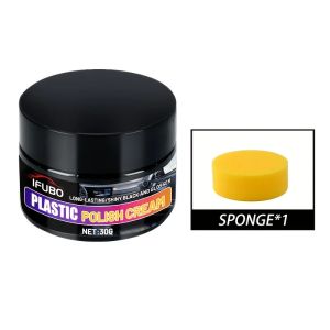 Black plastic repair cream - restores and protects dashboards tires and trims enhancing shine and depth easy to apply